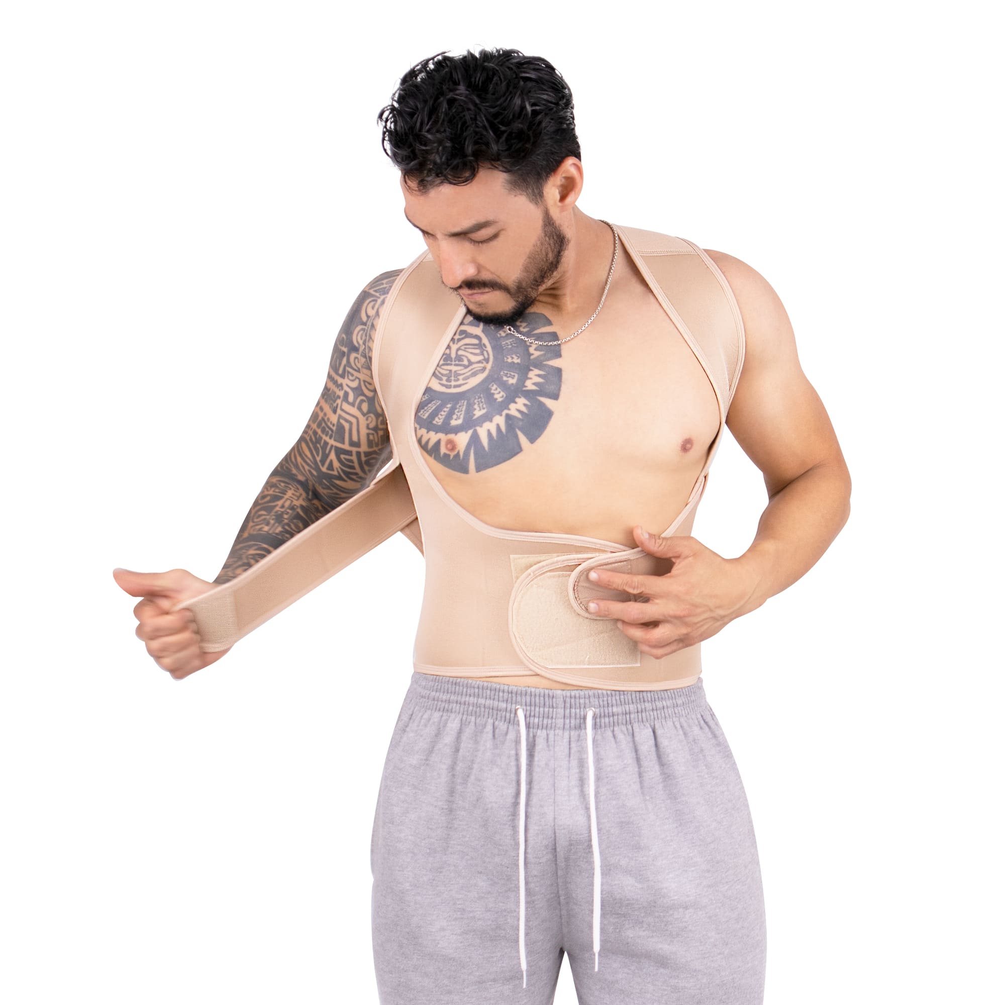 chaleco hombre 2 beige