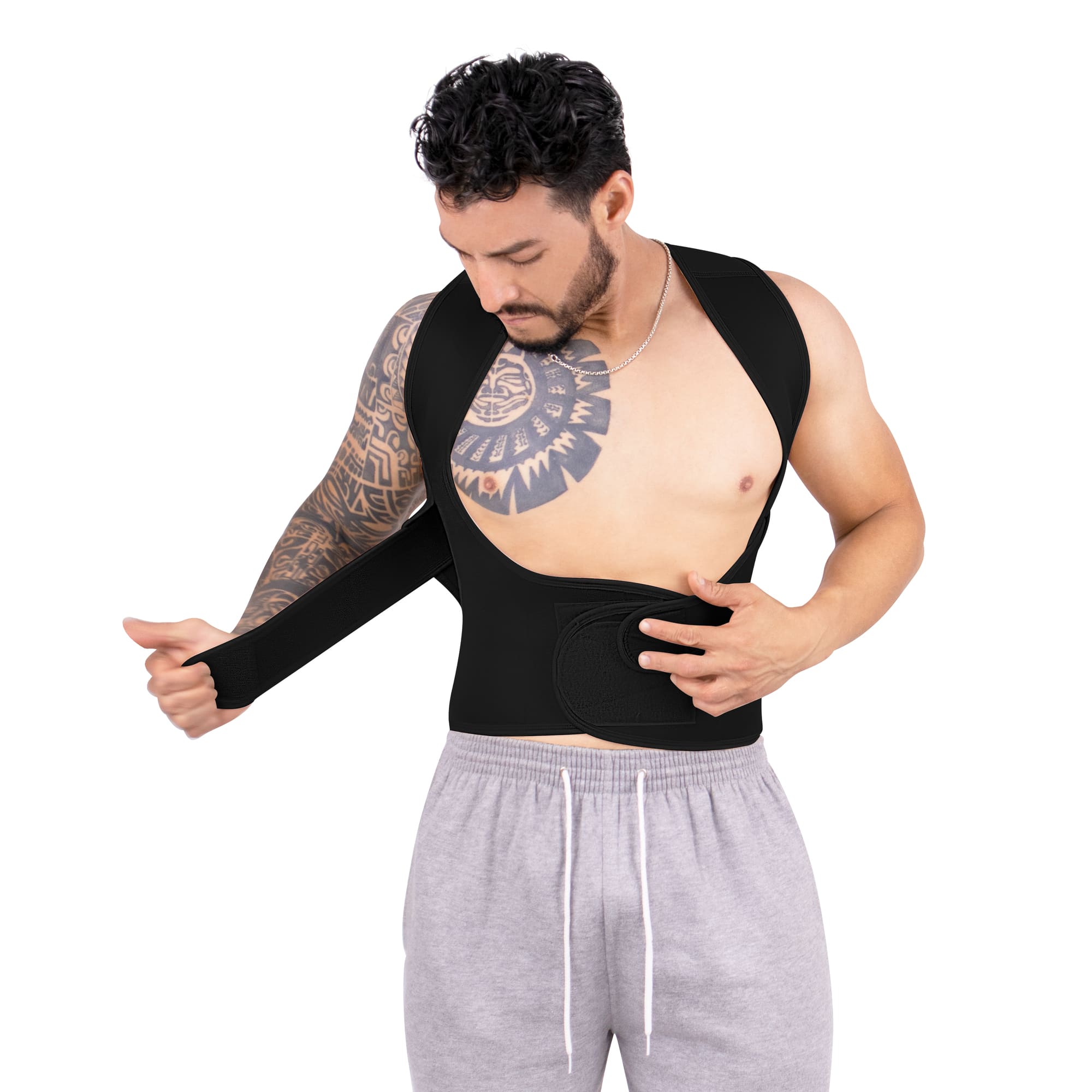 chaleco hombre 2 negro