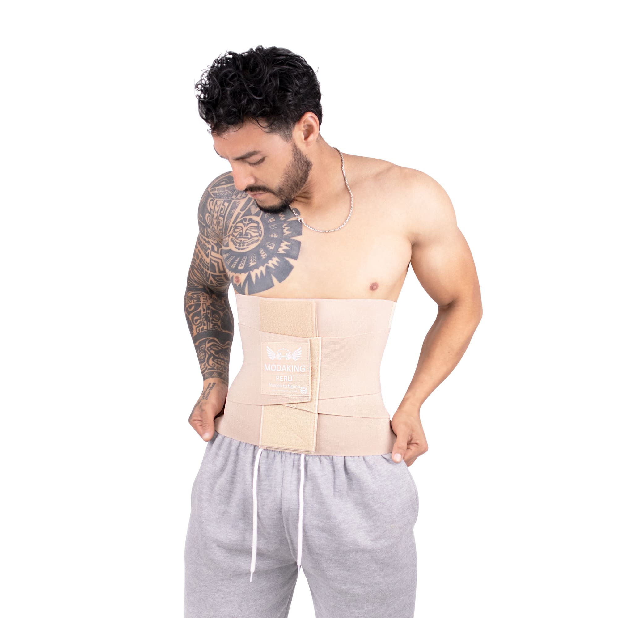 cinturilla hombre 2 beige