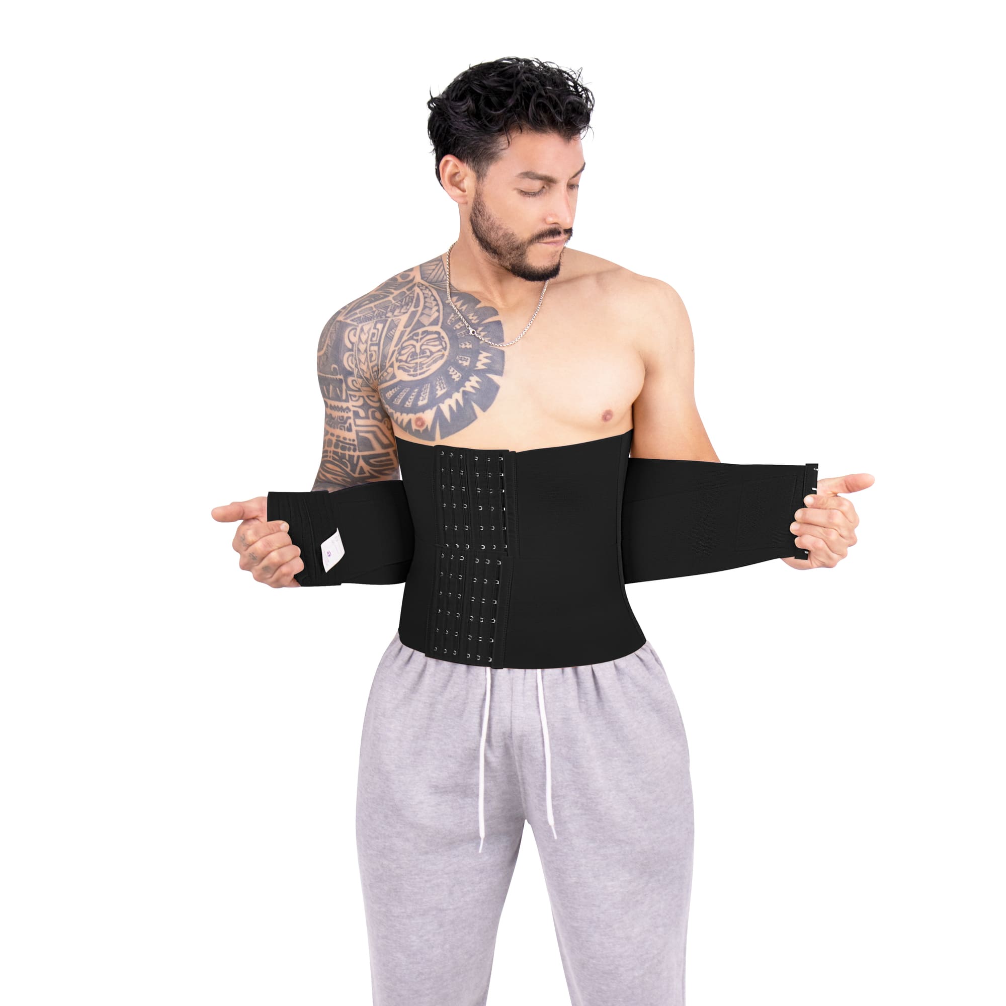 cinturilla premium hombre 1 negro