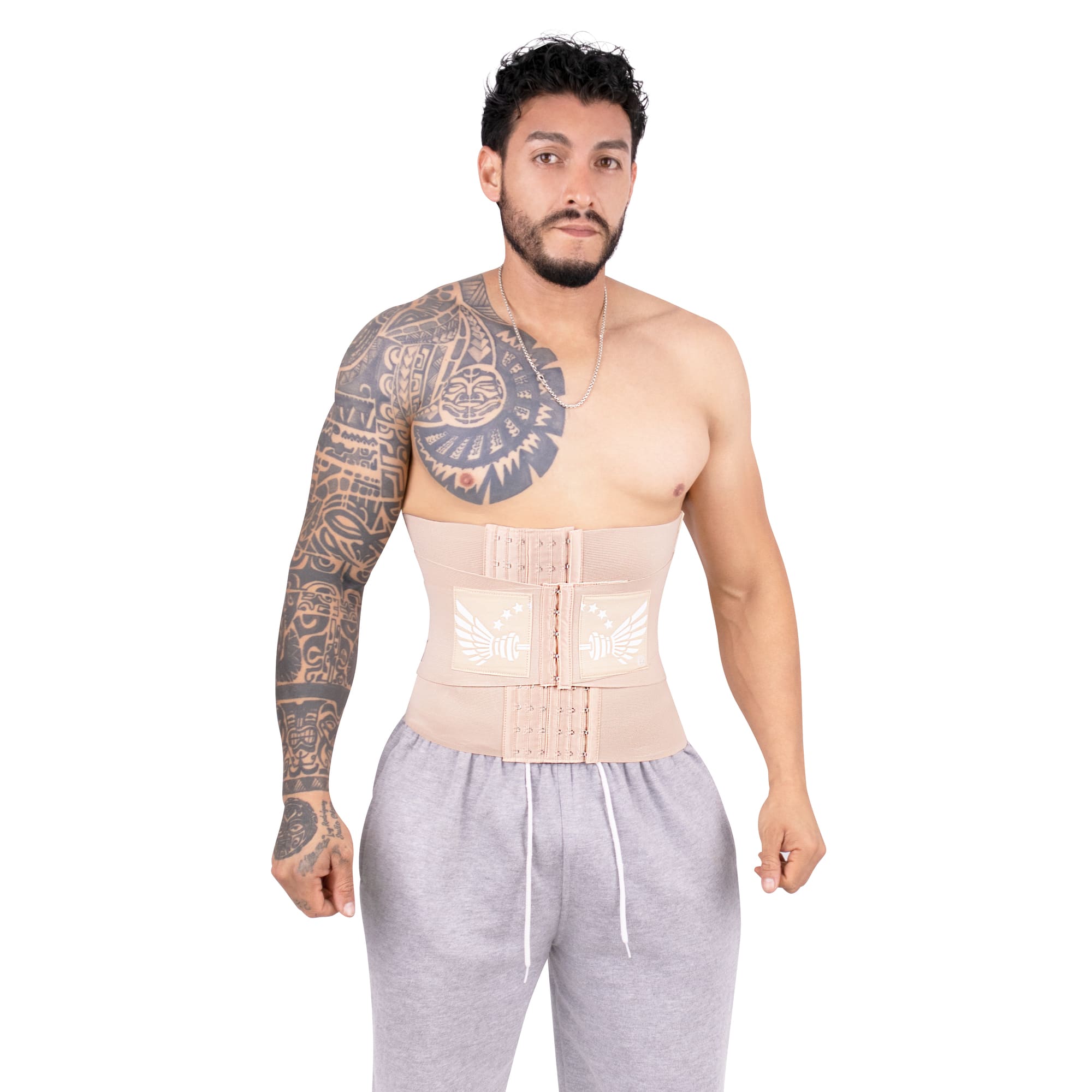 cinturilla premium hombre 2 beige