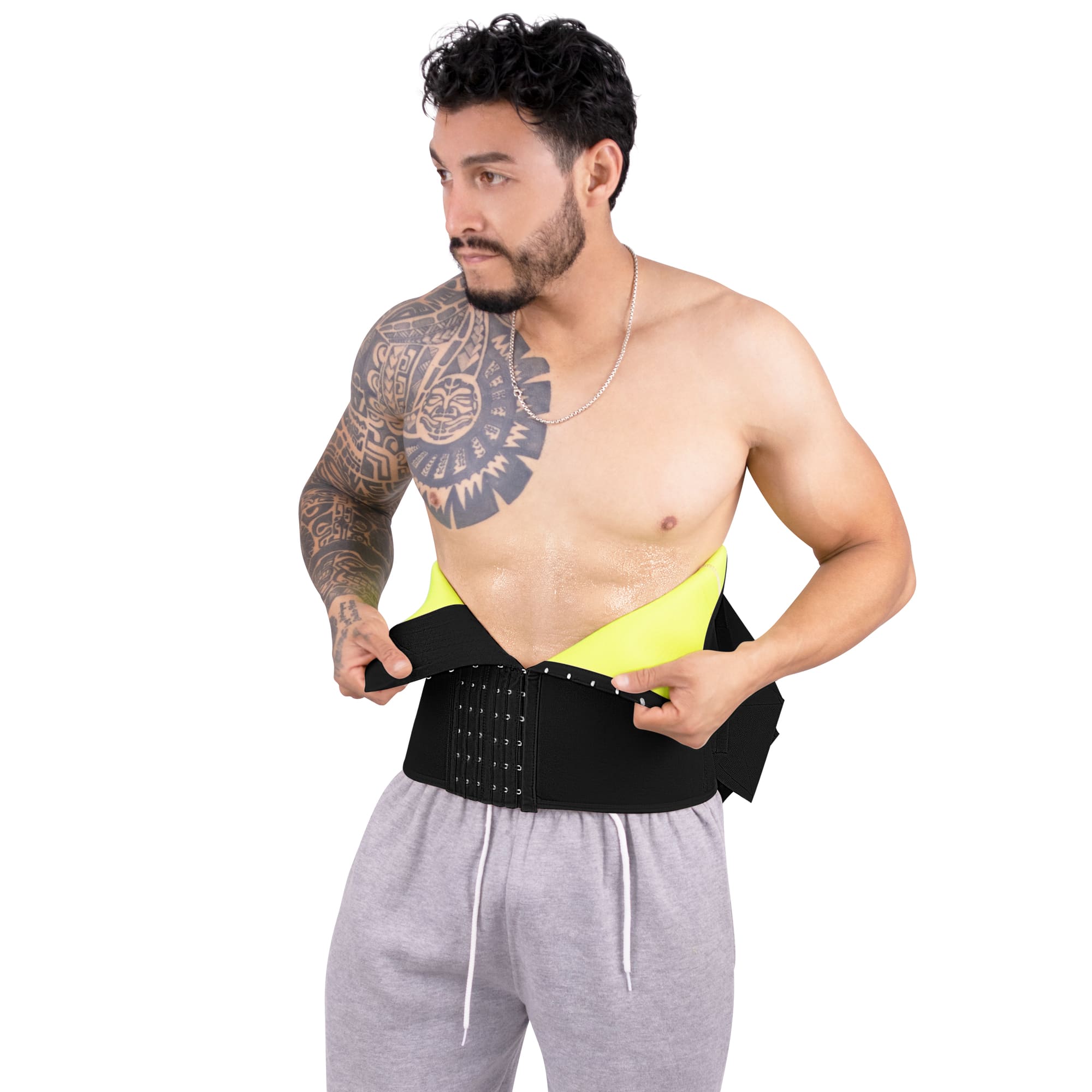 cinturilla sauna hombre 1 negro