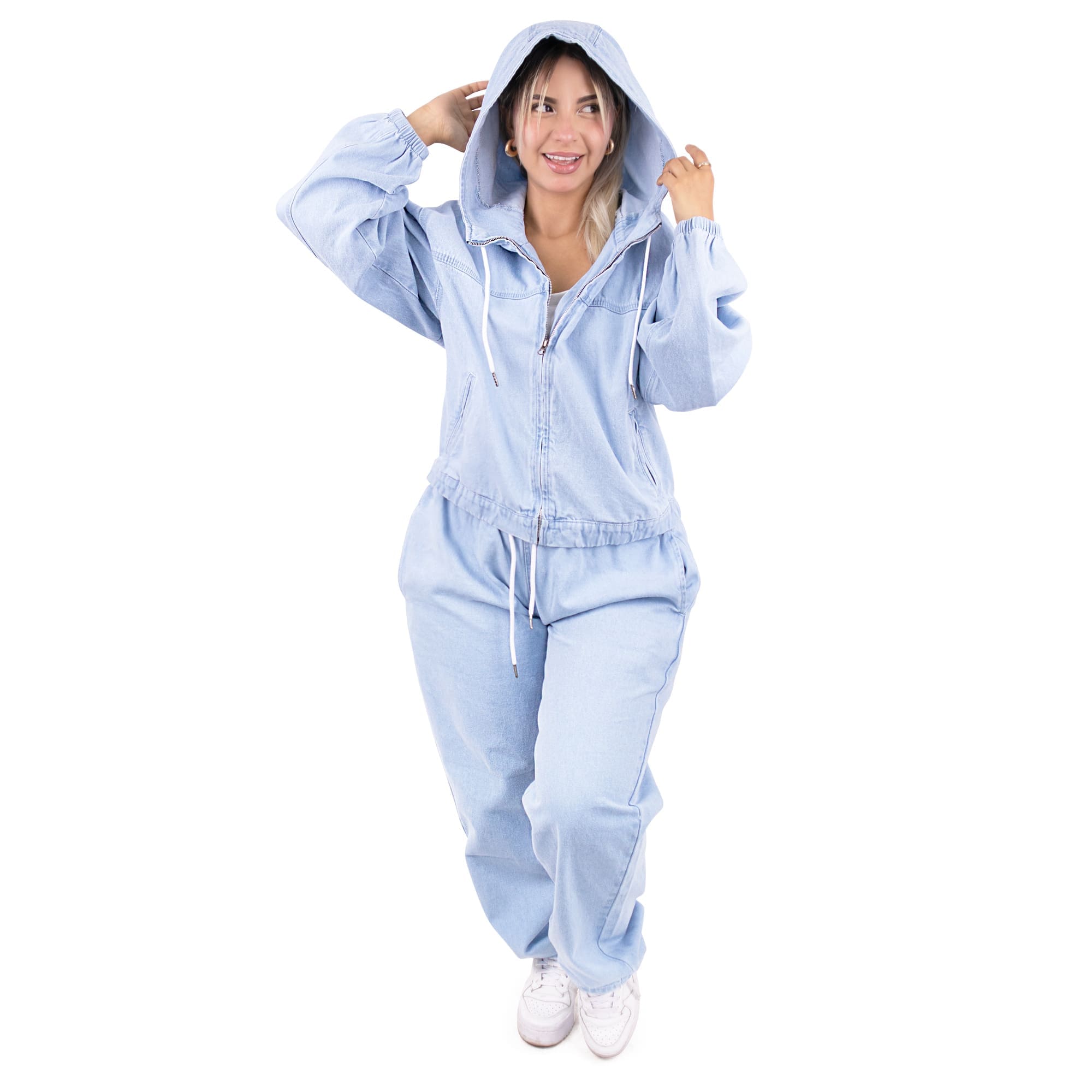 conjunto 1 celeste claro